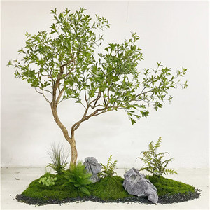 Customer case of artificial plant landscape